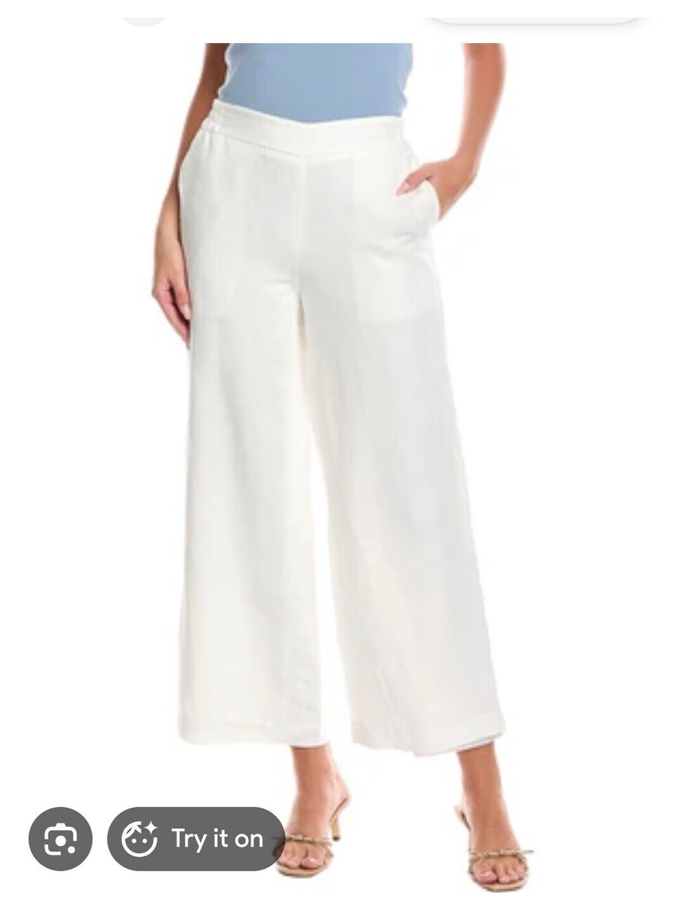 THEORY Womens Crop Wide leg pants Size 2
